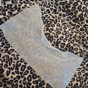 Silver Chainmail Crop Top